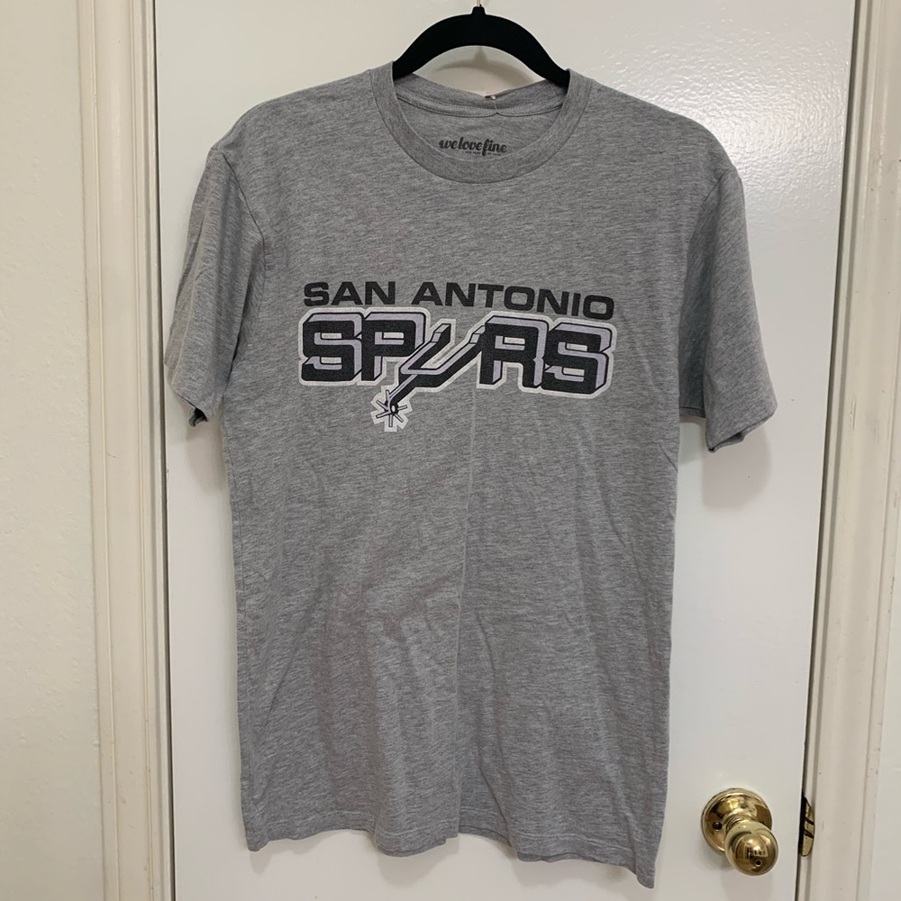 Gray San Antonio Spurs Tee